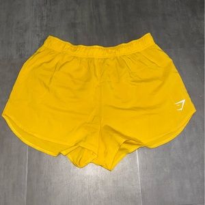 Gymshark shorts, orange, medium